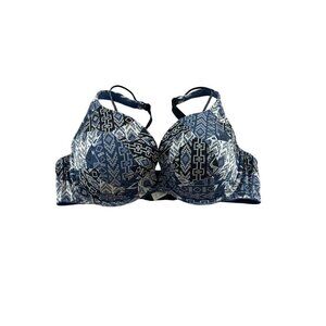 Cacique Women's Plunge Geometric Printed Bra - 42DD